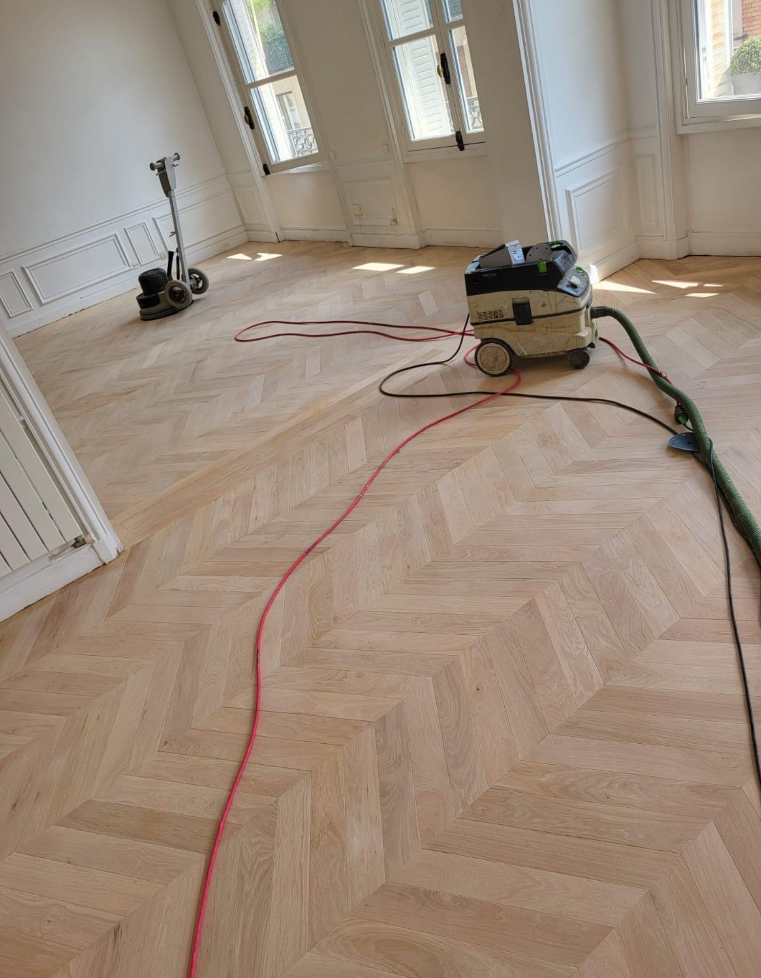 Réalisation de parquet à Paris – chantier PPdP 2