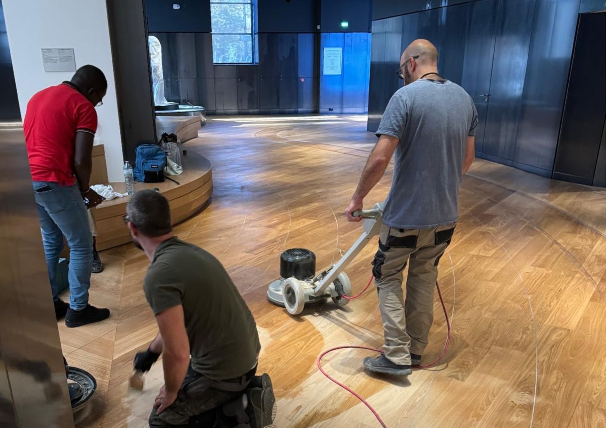 Réalisation de parquet à Paris – chantier PPdP 3