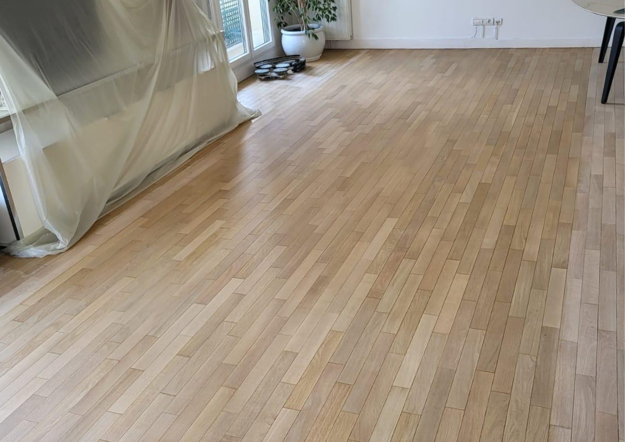 Réalisation de parquet à Paris – chantier PPdP 8