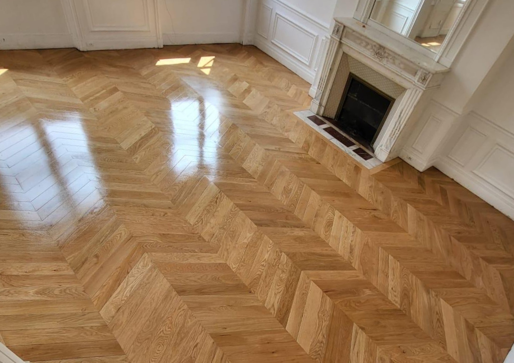 Réalisation de parquet à Paris – chantier PPdP 28