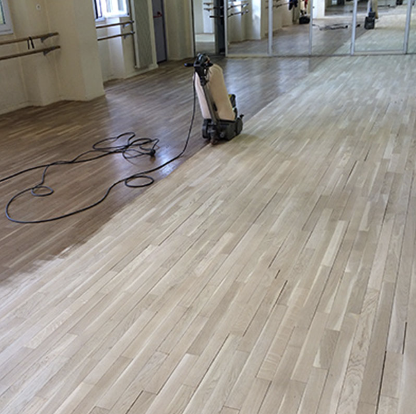Parquet avant rénovation